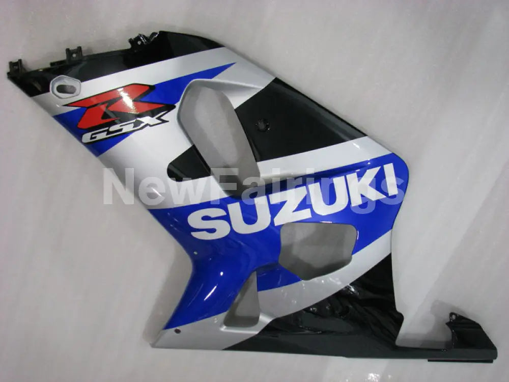 Blue and Silver Black Factory Style - GSX-R600 01-03 Fairing