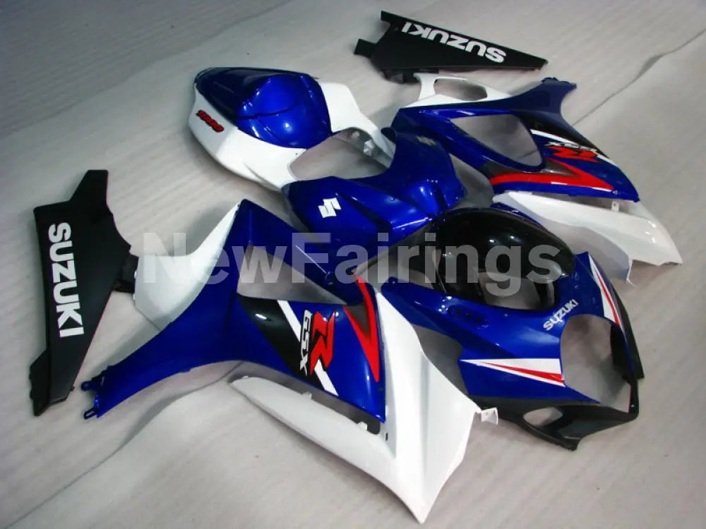 Blue and White Black Factory Style - GSX - R1000 07 - 08