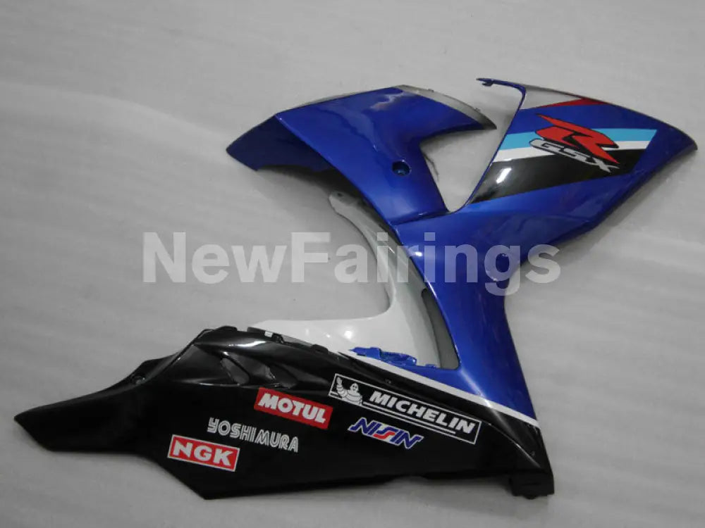 Blue and White Black Factory Style - GSX - R1000 09 - 16