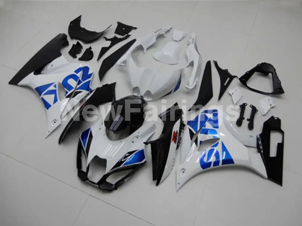 Blue and White Black Factory Style - GSX - R1000 17 - 24