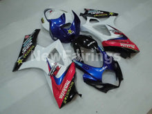 Carica l&#39;immagine nel visualizzatore di Gallery, Blue and White Red ROCKSTAR - GSX - R1000 07 - 08 Fairing