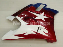 Carica l&#39;immagine nel visualizzatore di Gallery, Blue and Wine Red Star - CBR600 F2 91-94 Fairing Kit -