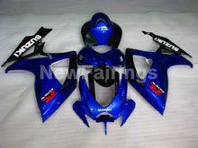 Carica l&#39;immagine nel visualizzatore di Gallery, Blue and Black Factory Style - GSX-R600 06-07 Fairing Kit