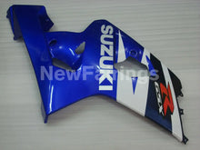 Carica l&#39;immagine nel visualizzatore di Gallery, Blue Black White Factory Style - GSX-R600 04-05 Fairing Kit