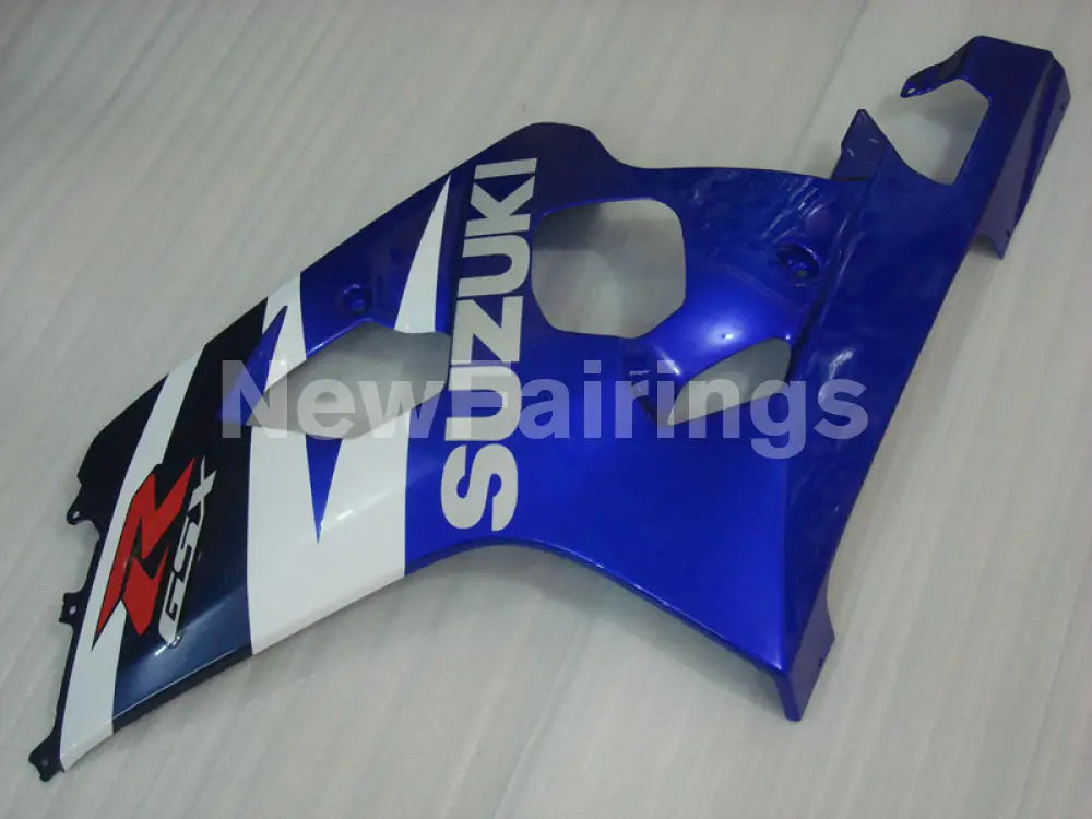 Blue Black White Factory Style - GSX-R750 04-05 Fairing Kit