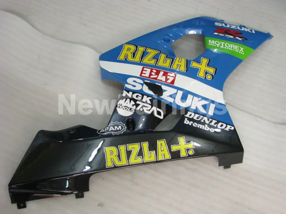 Blue White and Black Rizla - GSX-R600 04-05 Fairing Kit -