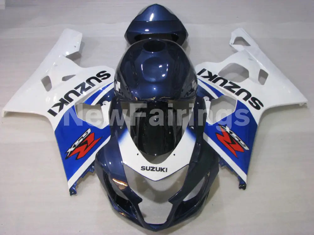 Blue and White Black Factory Style - GSX-R750 04-05 Fairing