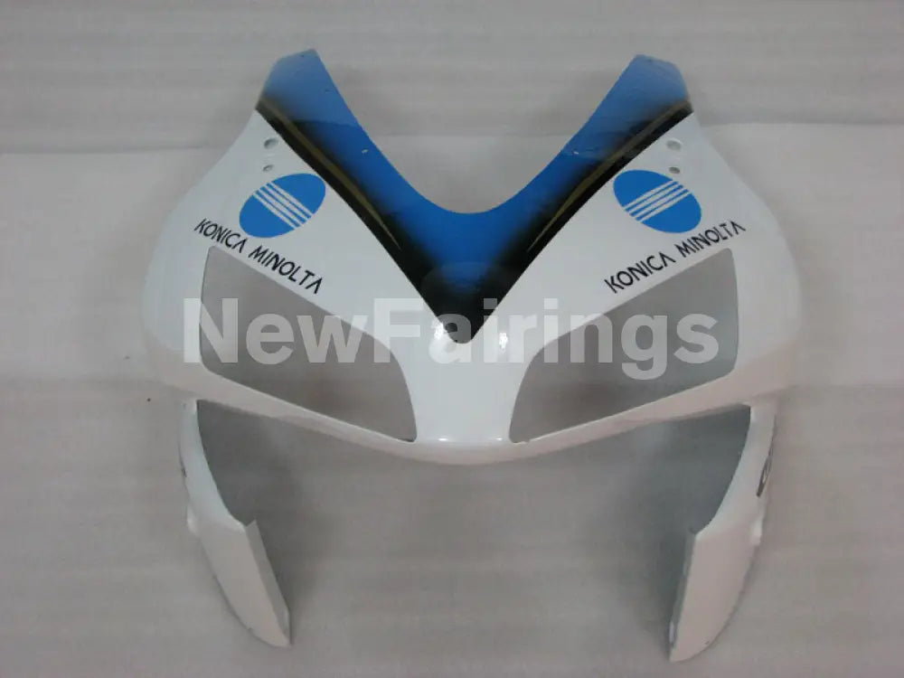 Blue White and Black Konica Minolta - CBR600RR 03-04 Fairing