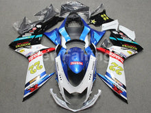 Carica l&#39;immagine nel visualizzatore di Gallery, Blue and White Black ROCKSTAR - GSX-R600 11-24 Fairing Kit