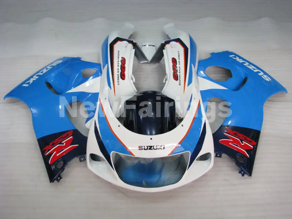 Blue White Factory Style - GSX-R750 96-99 Fairing Kit