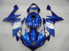 Carica l&#39;immagine nel visualizzatore di Gallery, Blue White Factory Style - YZF-R1 07-08 Fairing Kit