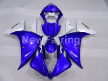 Carica l&#39;immagine nel visualizzatore di Gallery, Blue White Factory Style - YZF-R1 09-11 Fairing Kit