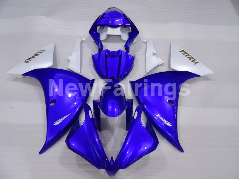 Blue White Factory Style - YZF-R1 12-14 Fairing Kit