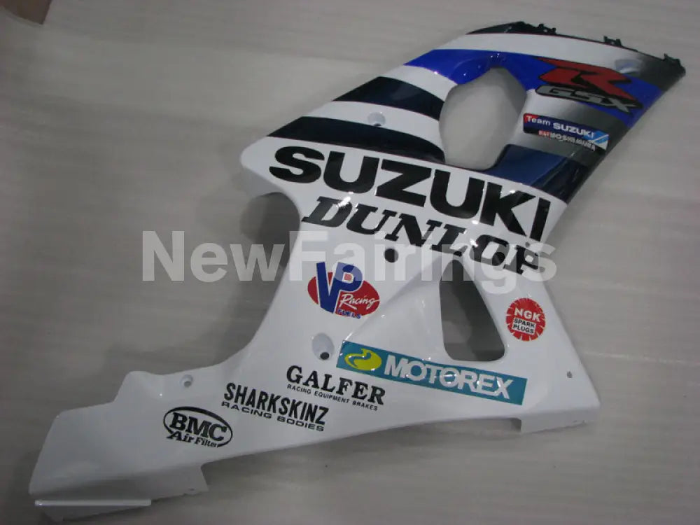 Blue and White MOTOREX - GSX - R1000 00 - 02 Fairing Kit