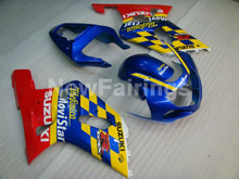 Carica l&#39;immagine nel visualizzatore di Gallery, Blue and Yellow Red Movistar - GSX-R600 01-03 Fairing Kit -