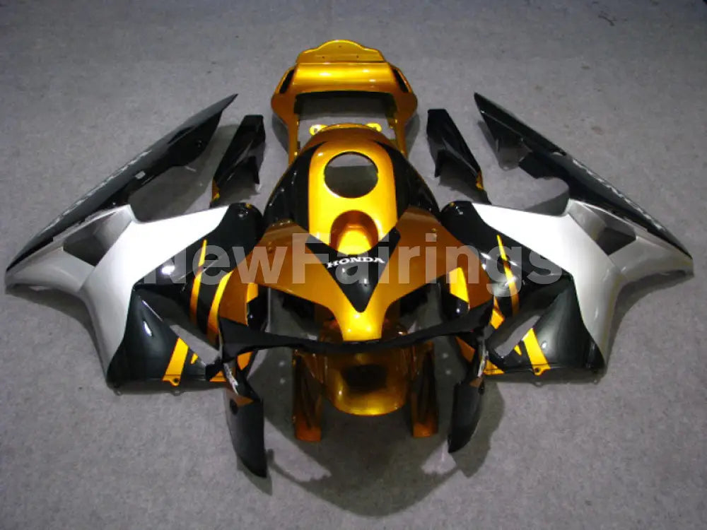 Gold and Black Factory Style - CBR600RR 03-04 Fairing Kit -