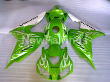 Carica l&#39;immagine nel visualizzatore di Gallery, Green and White Flame - CBR1000RR 06-07 Fairing Kit -