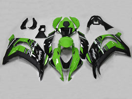 Green with Black Factory Style - NINJA ZX-10R 16-20 Fairing