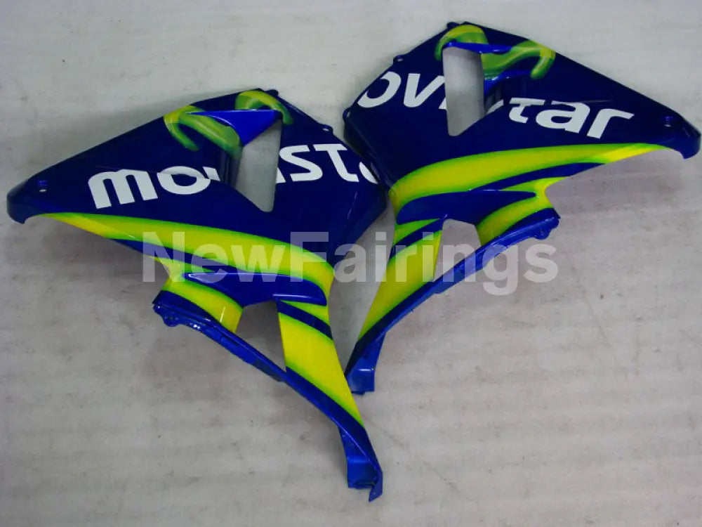 Green and Blue Movistar - CBR600RR 03-04 Fairing Kit -