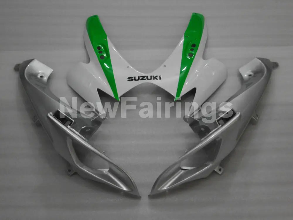 Green and White Silver Factory Style - GSX-R750 06-07