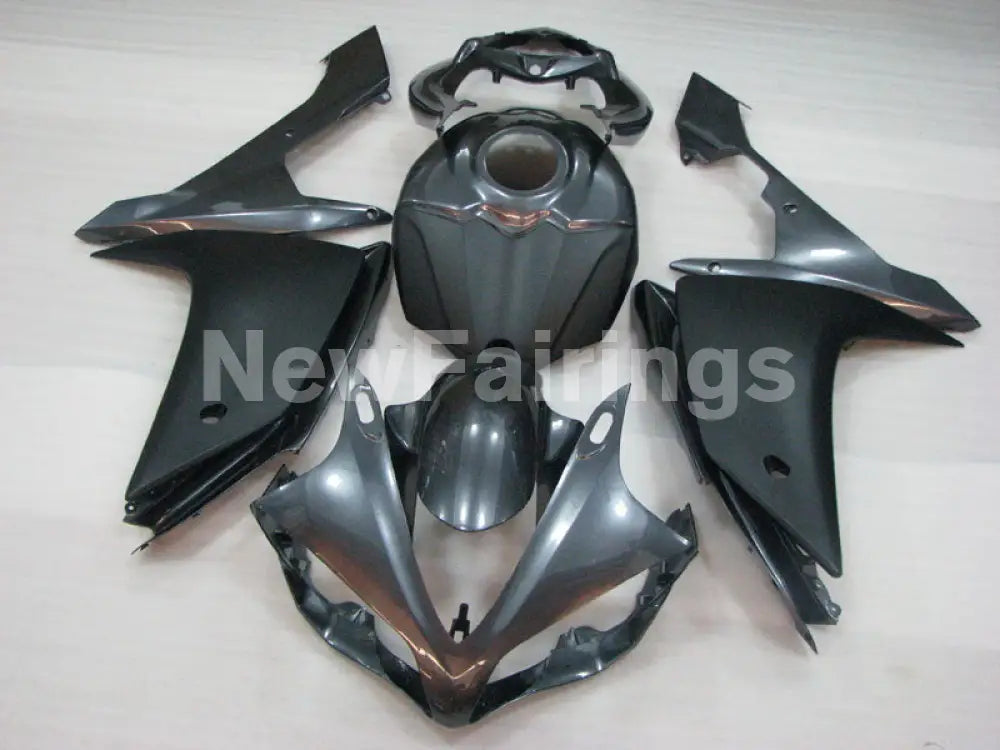 Grey Matte Black decals - YZF-R1 07-08 Fairing Kit