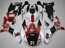 Carica l&#39;immagine nel visualizzatore di Gallery, Number 21 Red and White Black Monster - YZF-R1 15-19 Fairing Kit