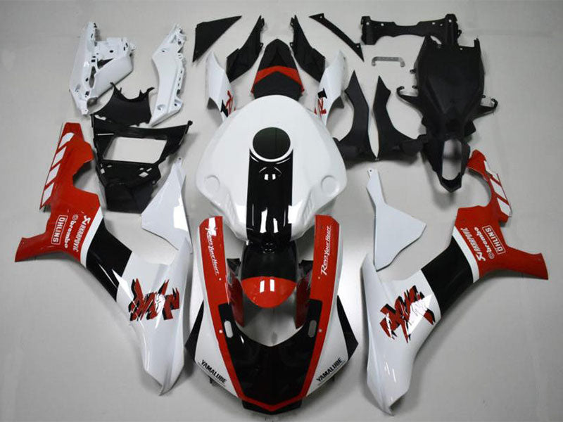 White Red Black Factory Style - YZF-R1 15-19 Fairing Kit