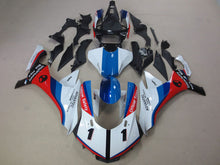 Carica l&#39;immagine nel visualizzatore di Gallery, White and Blue Red Factory Style - YZF-R1 15-19 Fairing Kit