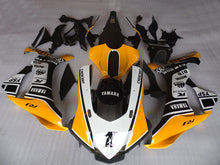 Carica l&#39;immagine nel visualizzatore di Gallery, Yellow and White Black Factory Style - YZF-R1 15-19 Fairing Kit