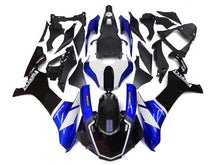 Carica l&#39;immagine nel visualizzatore di Gallery, Blue and Black White Factory Style - YZF-R1 15-19 Fairing Kit