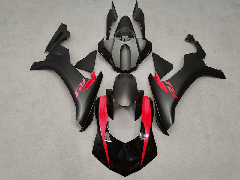 Red and Matte Black Factory Style - YZF-R1 15-19 Fairing Kit