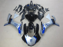 Carica l&#39;immagine nel visualizzatore di Gallery, Silver and Black Blue Factory Style - YZF-R1 15-19 Fairing Kit