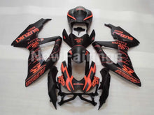 Carica l&#39;immagine nel visualizzatore di Gallery, Matte Black and Orange Corona - GSX-R600 08-10 Fairing Kit