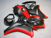 Carica l&#39;immagine nel visualizzatore di Gallery, Matte Black and Red No decals - CBR1000RR 08-11 Fairing Kit