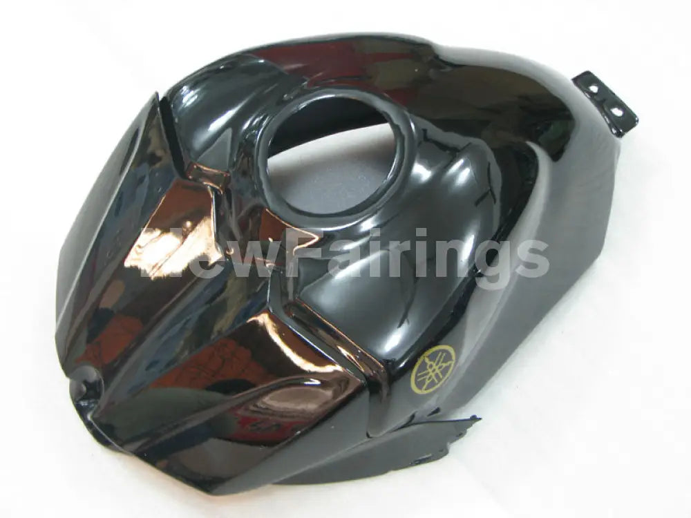 Matte Black Black Golden Stickers Factory Style - YZF-R1