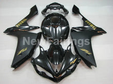 Carica l&#39;immagine nel visualizzatore di Gallery, Matte Black Black Golden Stickers Factory Style - YZF-R1