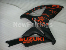 Carica l&#39;immagine nel visualizzatore di Gallery, Matte Black and Orange Corona - GSX-R600 06-07 Fairing Kit