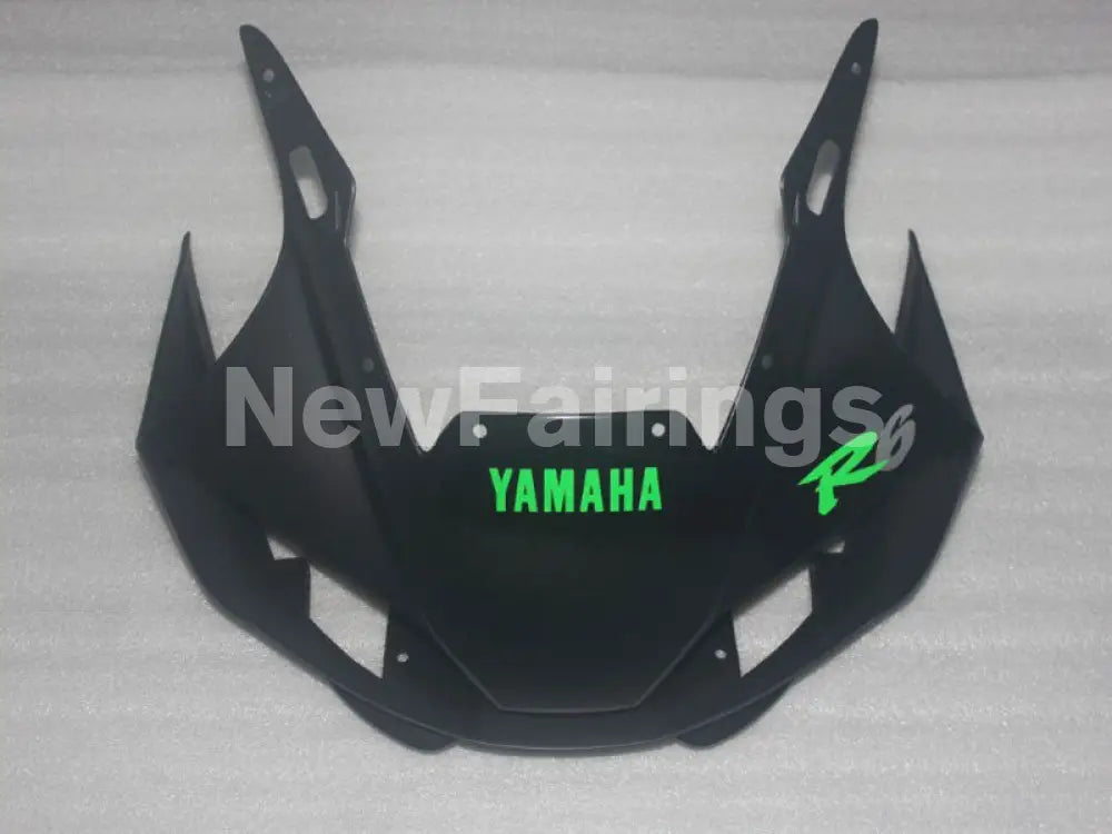 Matte Black with Green Decals Factory Style - YZF-R6 98-02 Fairing Kit Vehicles & Parts > Vehicle Parts & Accessories >