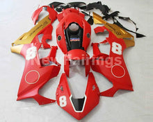 Carica l&#39;immagine nel visualizzatore di Gallery, Matte Red and Golden Factory Style - CBR1000RR 17-23 Fairing