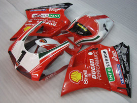 Number 1 Red and White Shell - Ducati 748/916/996/998 96-02
