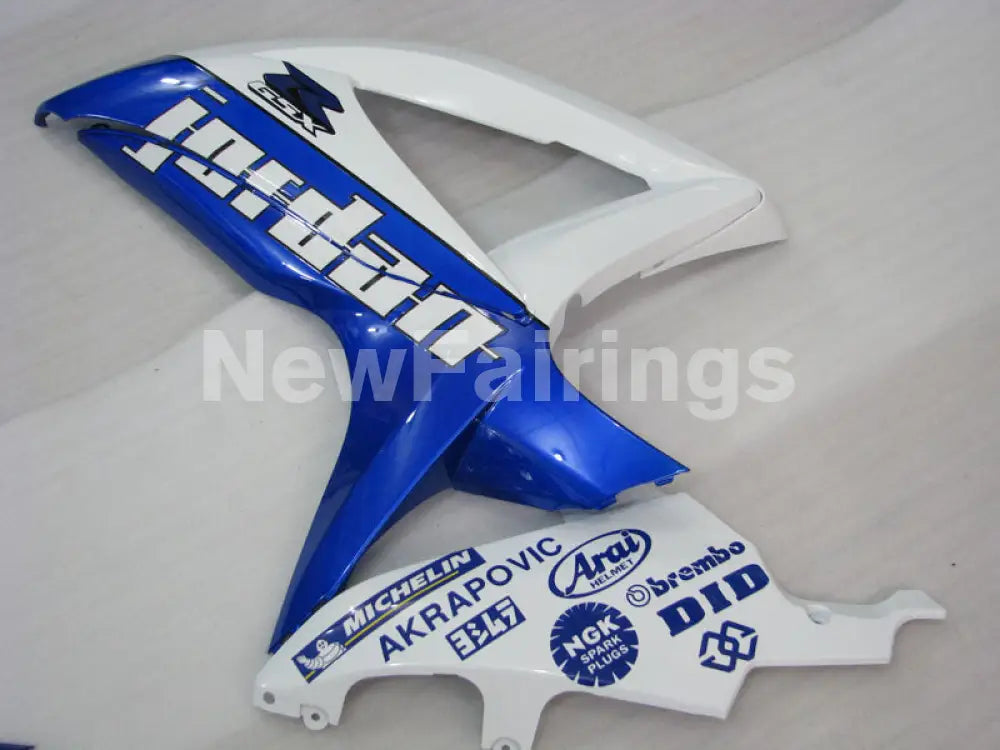 Number 59 White and Blue Jordan - GSX-R750 08-10 Fairing