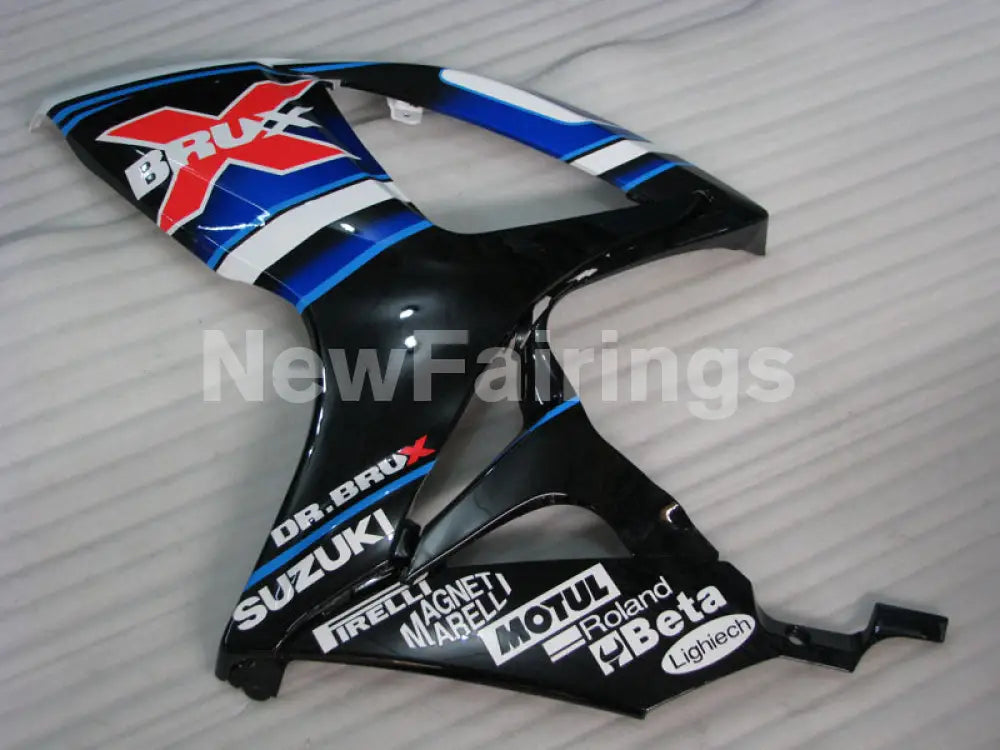 Number 76 White and Blue Red Dark Dog - GSX-R750 06-07