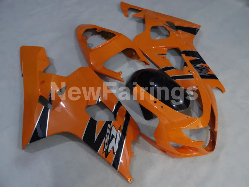 Orange and Black Factory Style - GSX-R600 04-05 Fairing Kit