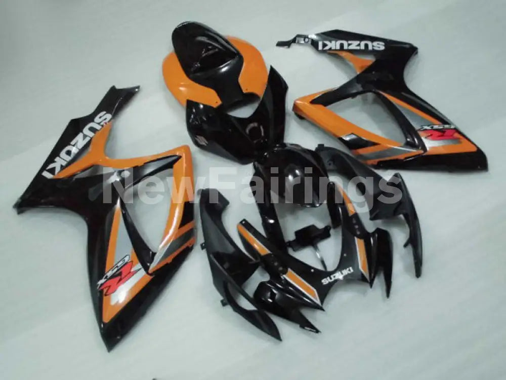 Orange and Black Factory Style - GSX-R600 06-07 Fairing Kit