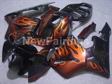 Carica l&#39;immagine nel visualizzatore di Gallery, Orange and Black Flame - CBR600RR 05-06 Fairing Kit -