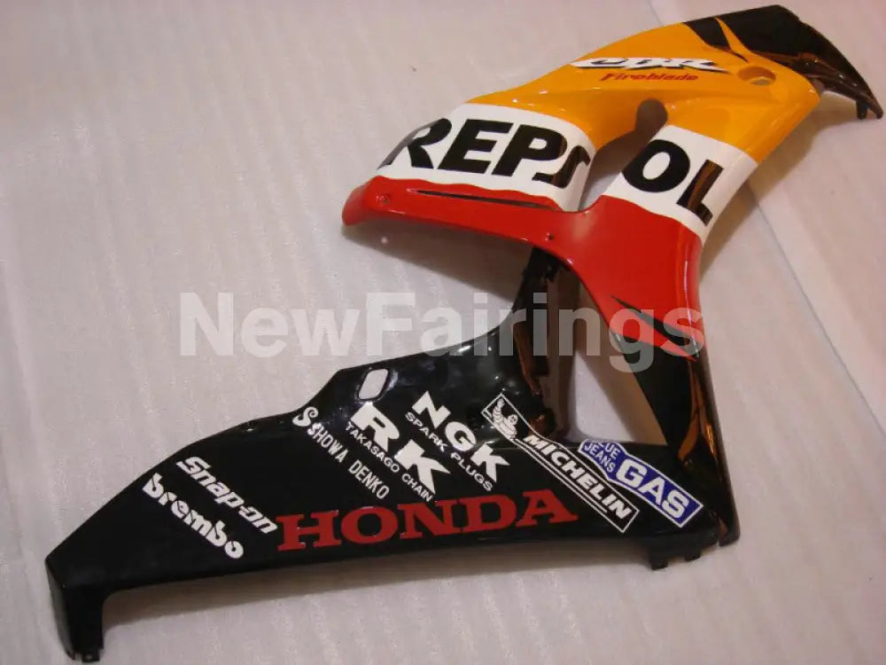 Orange and Black Red Repsol - CBR1000RR 06-07 Fairing Kit -