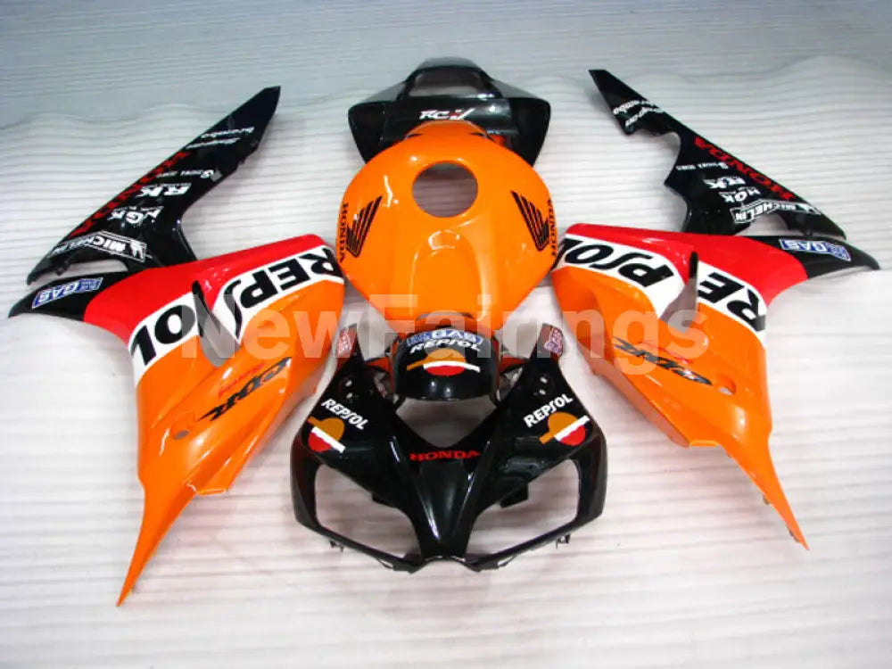 Orange Black and Red Repsol - CBR1000RR 06-07 Fairing Kit -