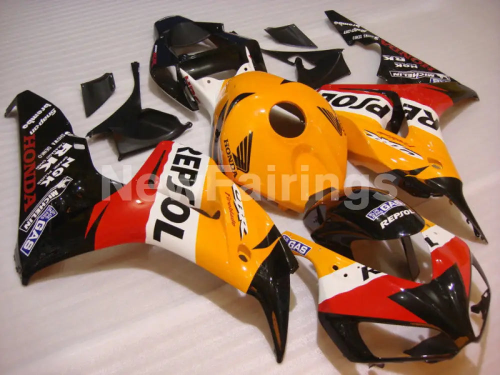 Orange and Black Red Repsol - CBR1000RR 06-07 Fairing Kit -