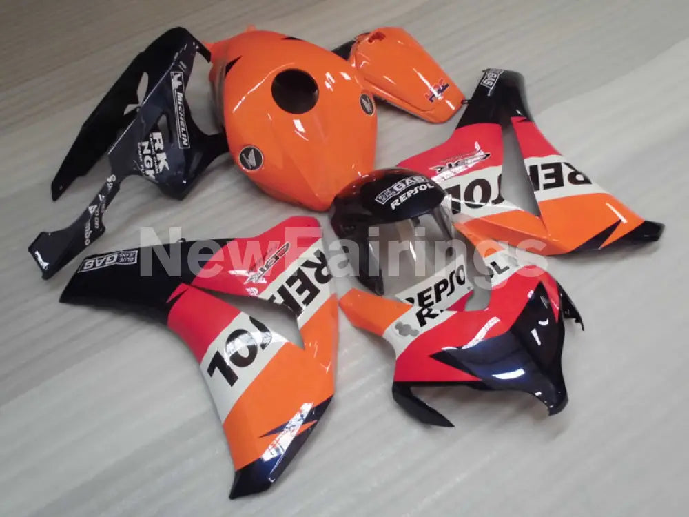 Orange Red and Deep Blue Repsol - CBR1000RR 08-11 Fairing