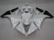 Carica l&#39;immagine nel visualizzatore di Gallery, Pearl White Matte Black decals - YZF-R1 09-11 Fairing Kit